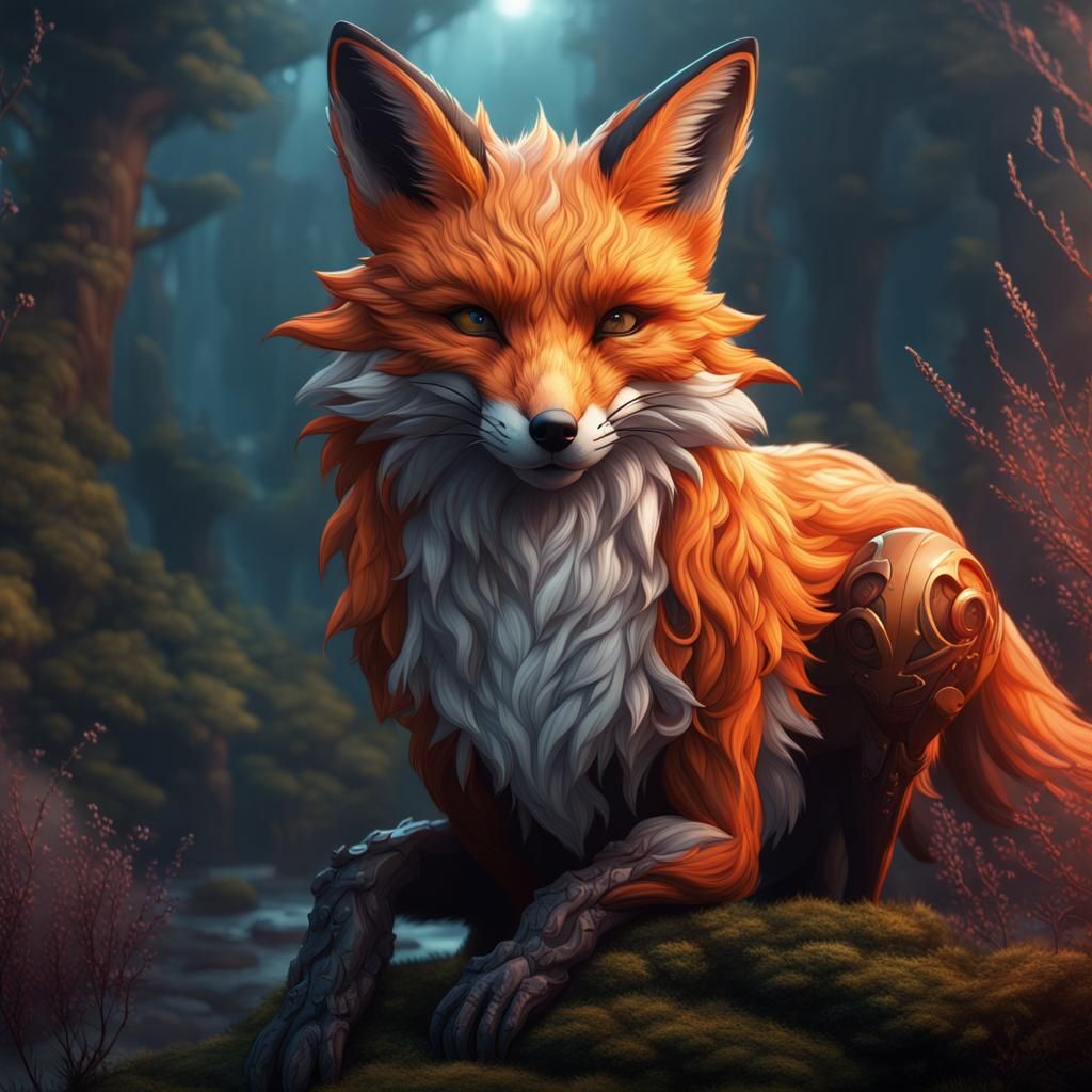 Warrior fox 2 - AI Generated Artwork - NightCafe Creator