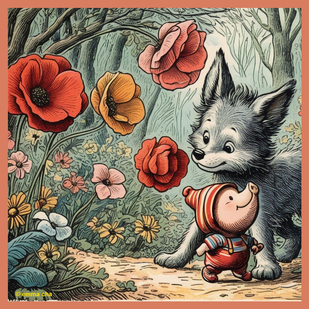 Little Wolf and Piglet in the Extraordinary County of Poppie...