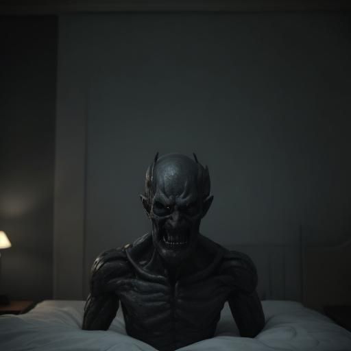 Absolutely horrifying evil sleep paralysis demon heartless s...
