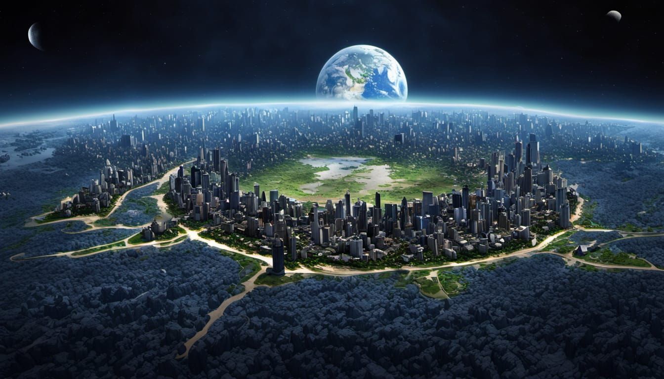 Crater city  by @Real Courte