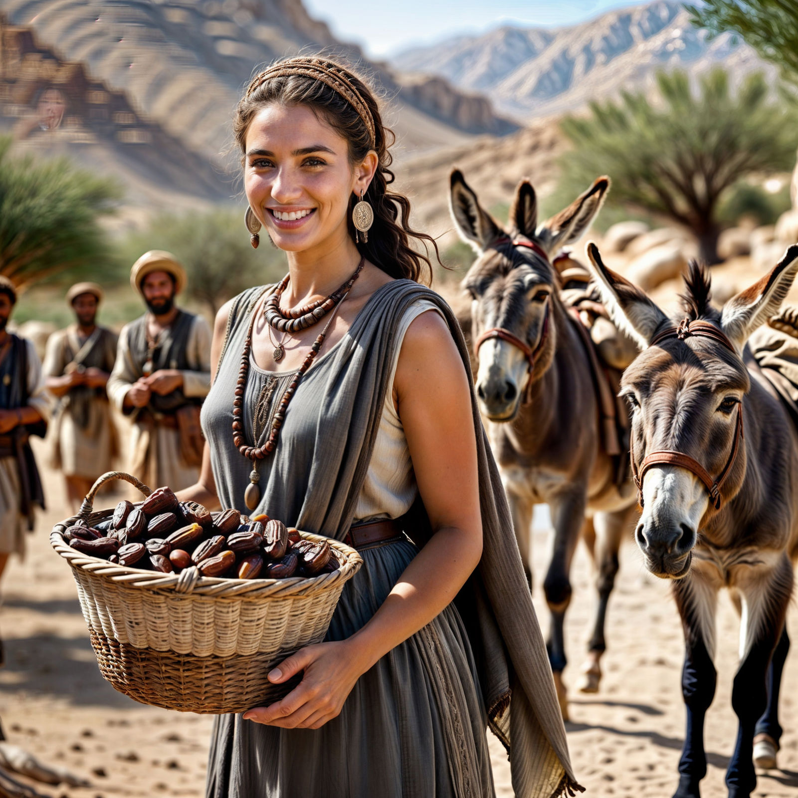 Abigail goes to meet David