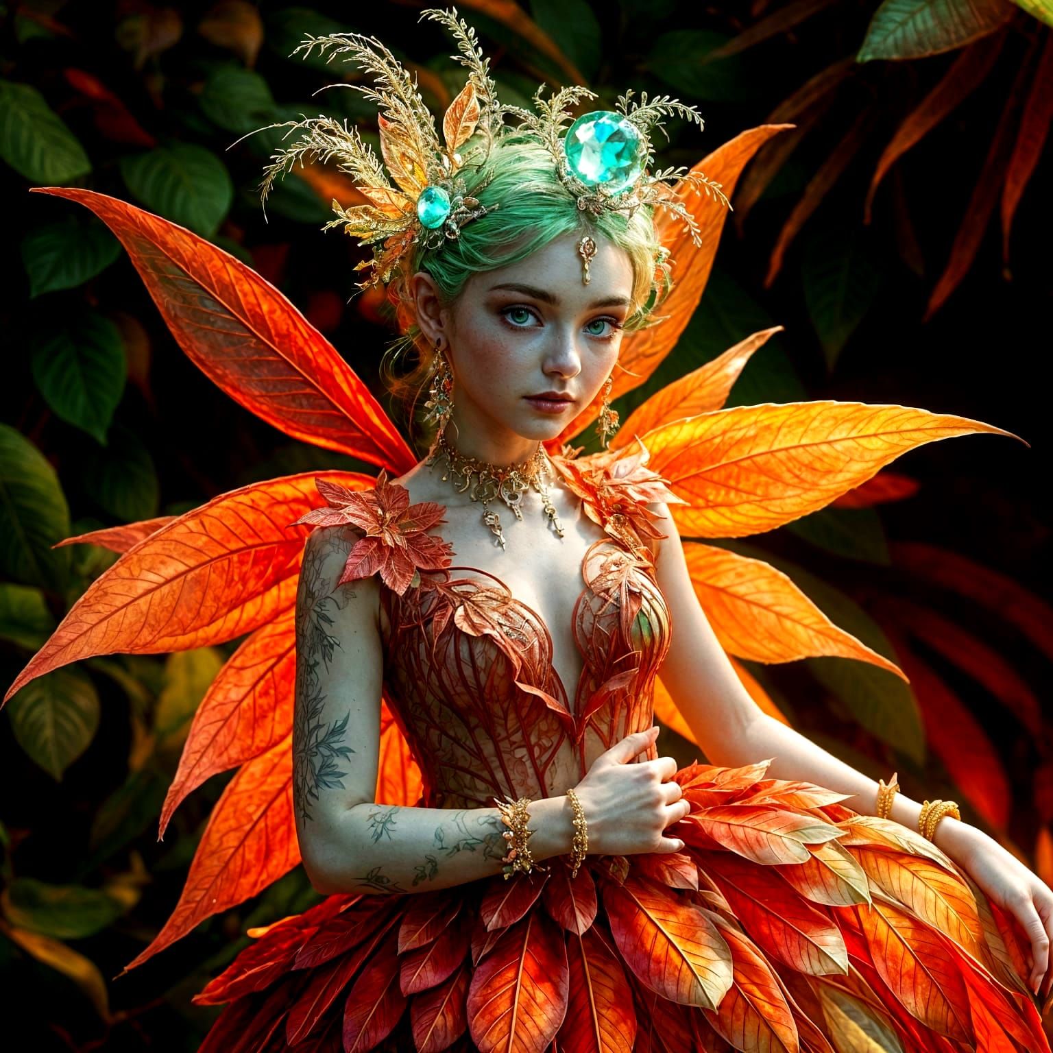 Autumn Fairy  by @Transcendentalism