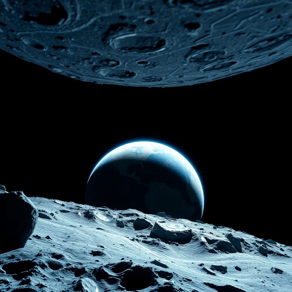 A view from the Moon  by @lili