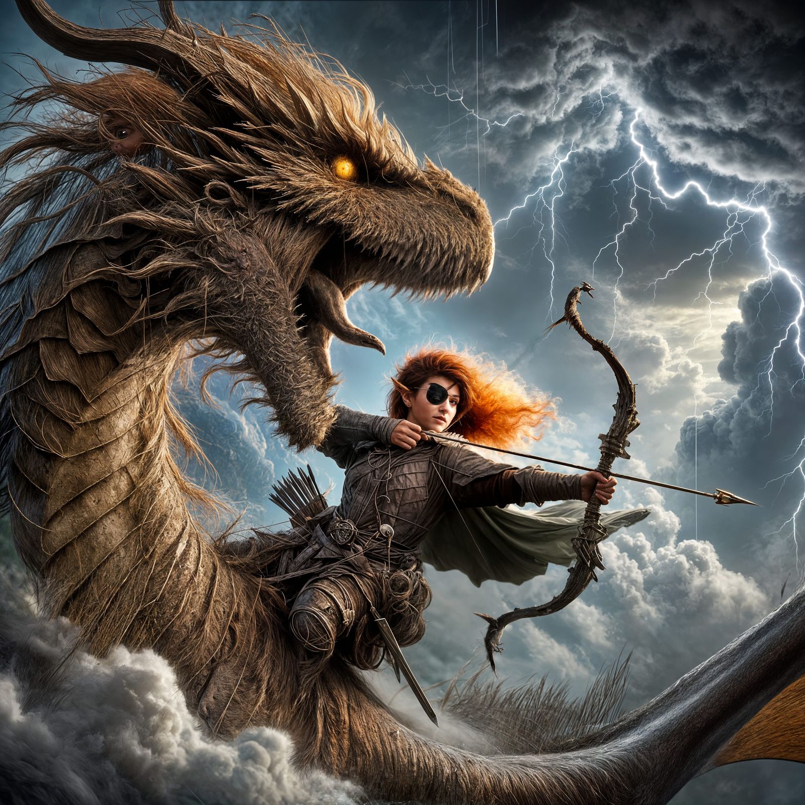 Unari riding Felgolos