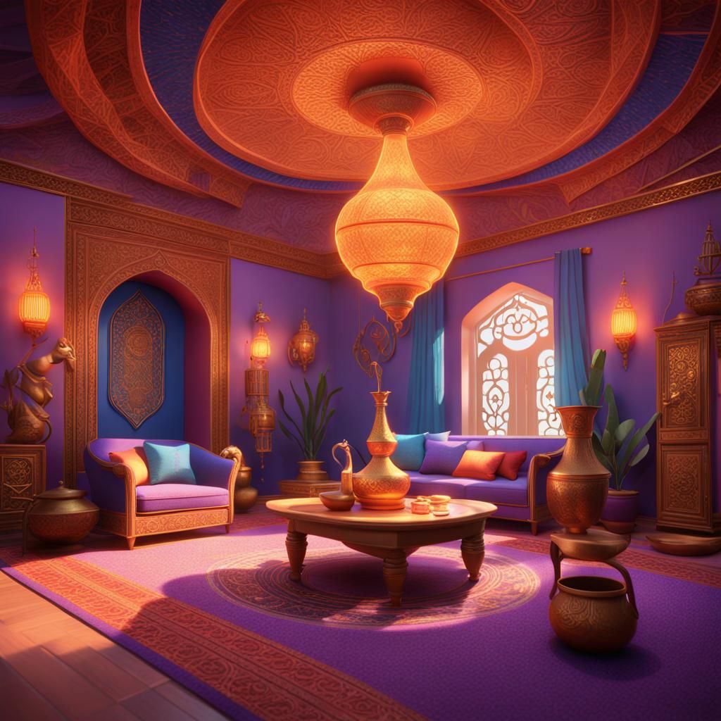Interior design, Disney's Aladdin