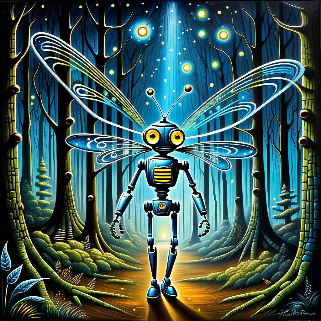 Robot and the Fireflies 8