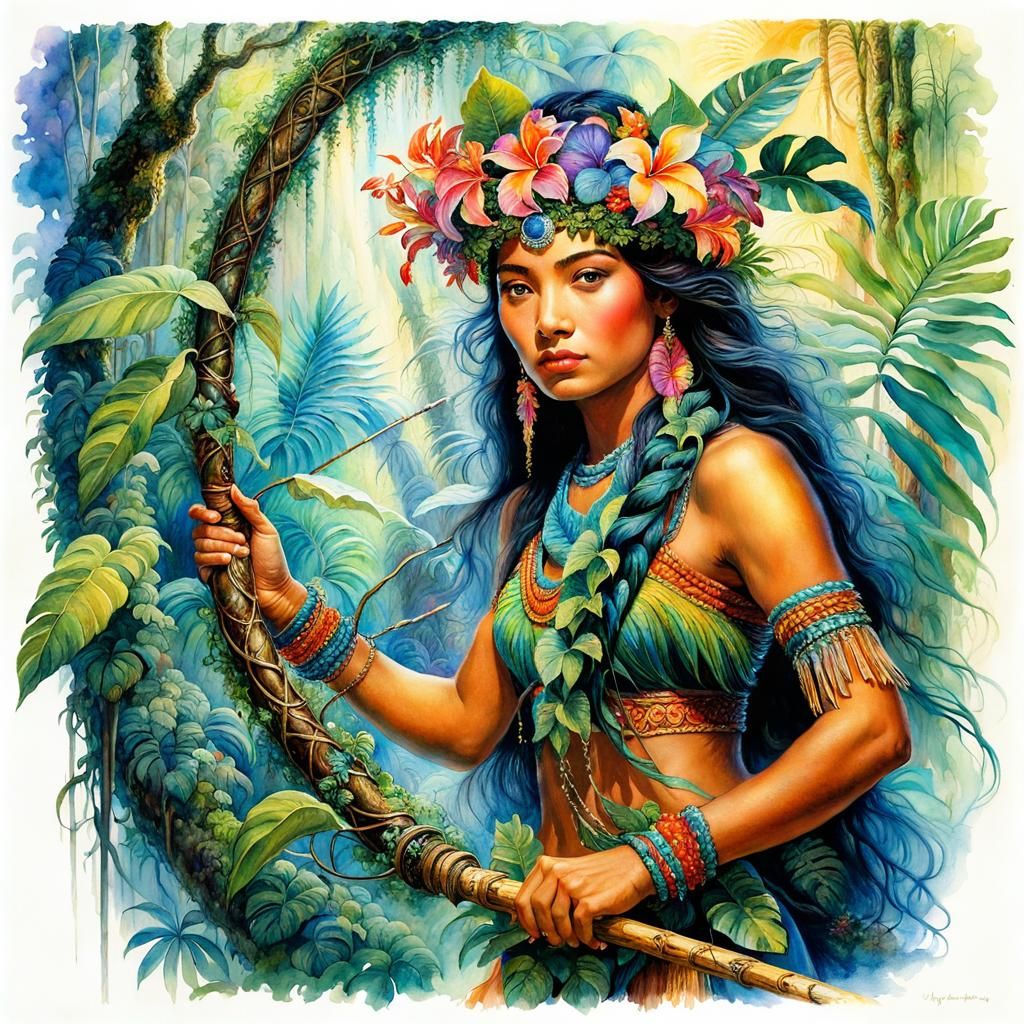 Tropical Forest Portrait