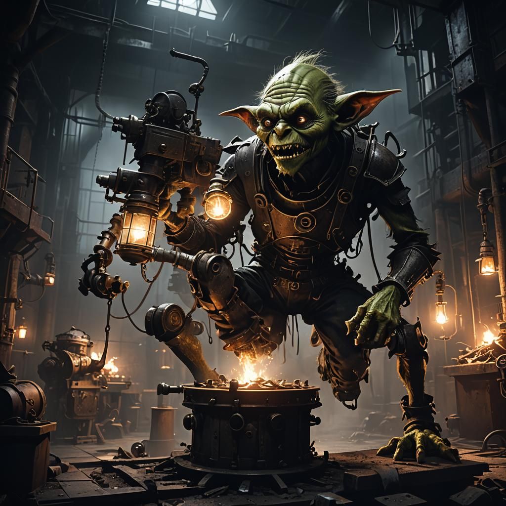 Goblin machine collector AI Generated Artwork NightCafe Creator