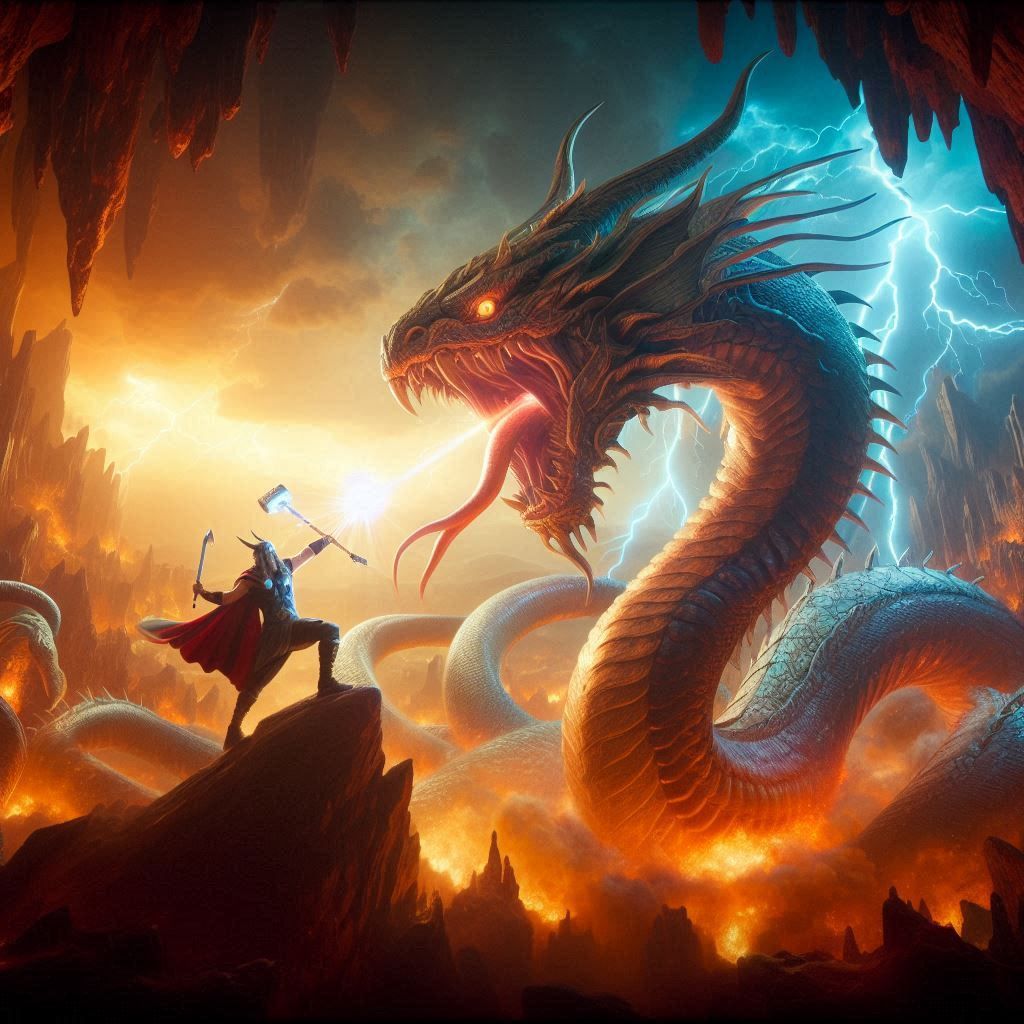 Thor vs. Jormungandr