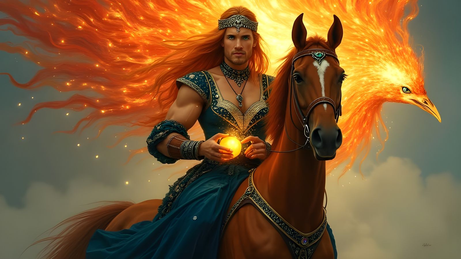 Ivan the huntsman took my hair, my dress, and my figure, bewails Princess Vasilisa  by @Gary Murakami