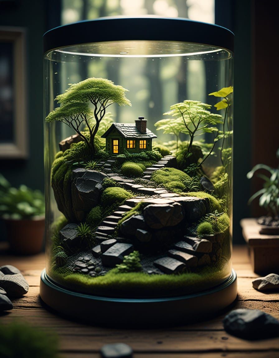 House in a Bottle  by @undefined