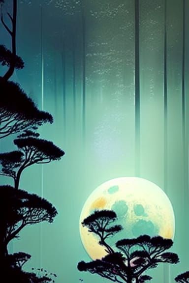 Turquoise moon