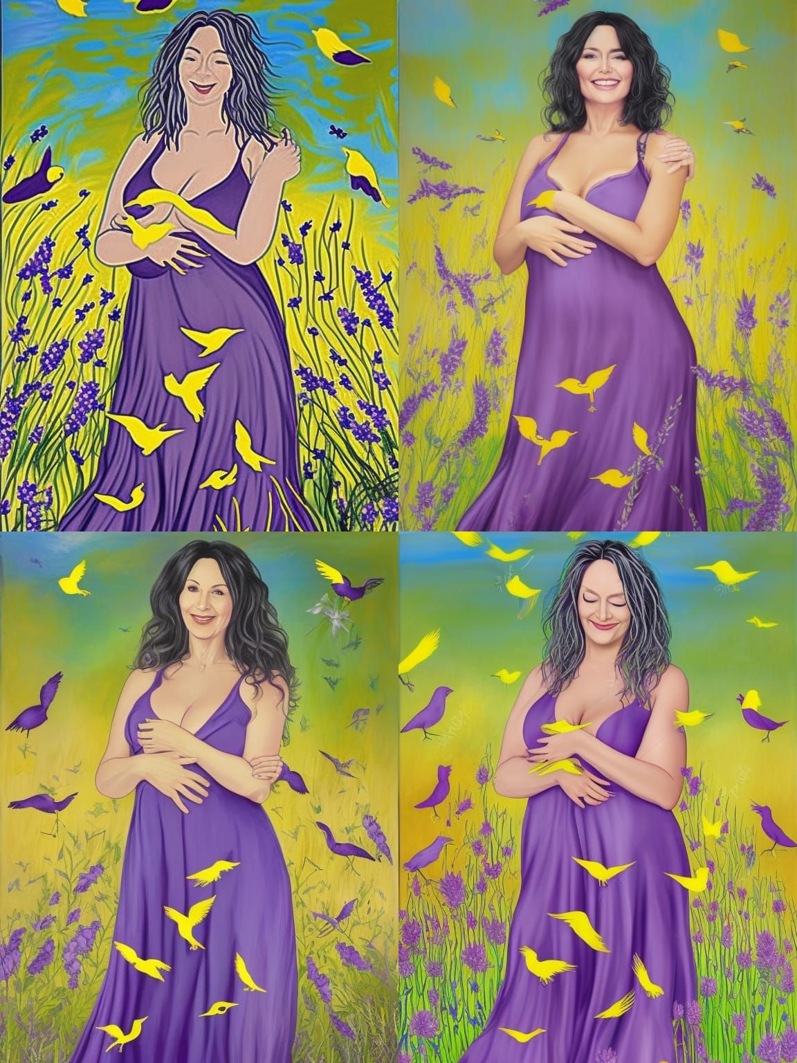 In A Meadow Of Love GORGEOUS 48 Year Old WOMAN Therapist BOHEMIAN LONG  in-a-meadow-of-love-gorgeous-48-year-old-woman-therapist-bohemian-long