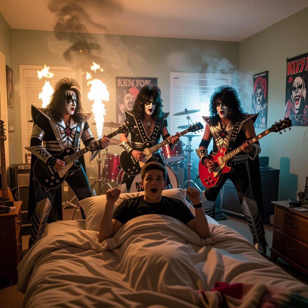 Rock and Roll All Night - KISS 1975  by @AntonioF