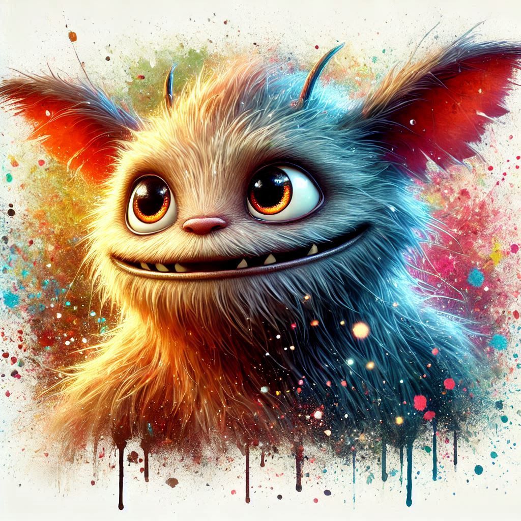 adorable fairy-tale fantasy creature portrait..