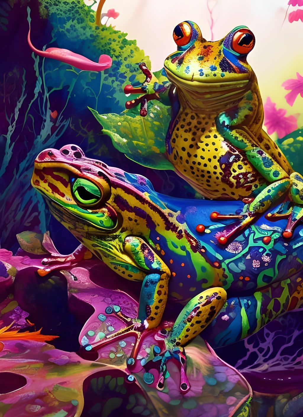 Poisonous Frogs  by @Rochelle