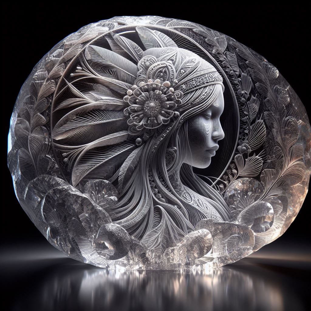 Translucent crystalline stone