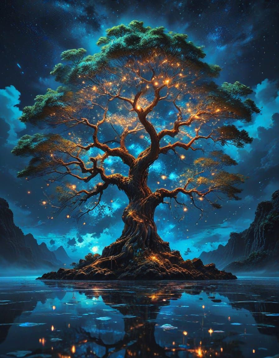 Tree   by @1cheesepuff