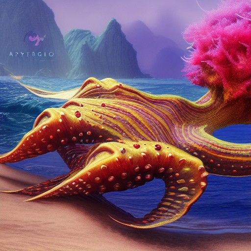 Mystical sea creature