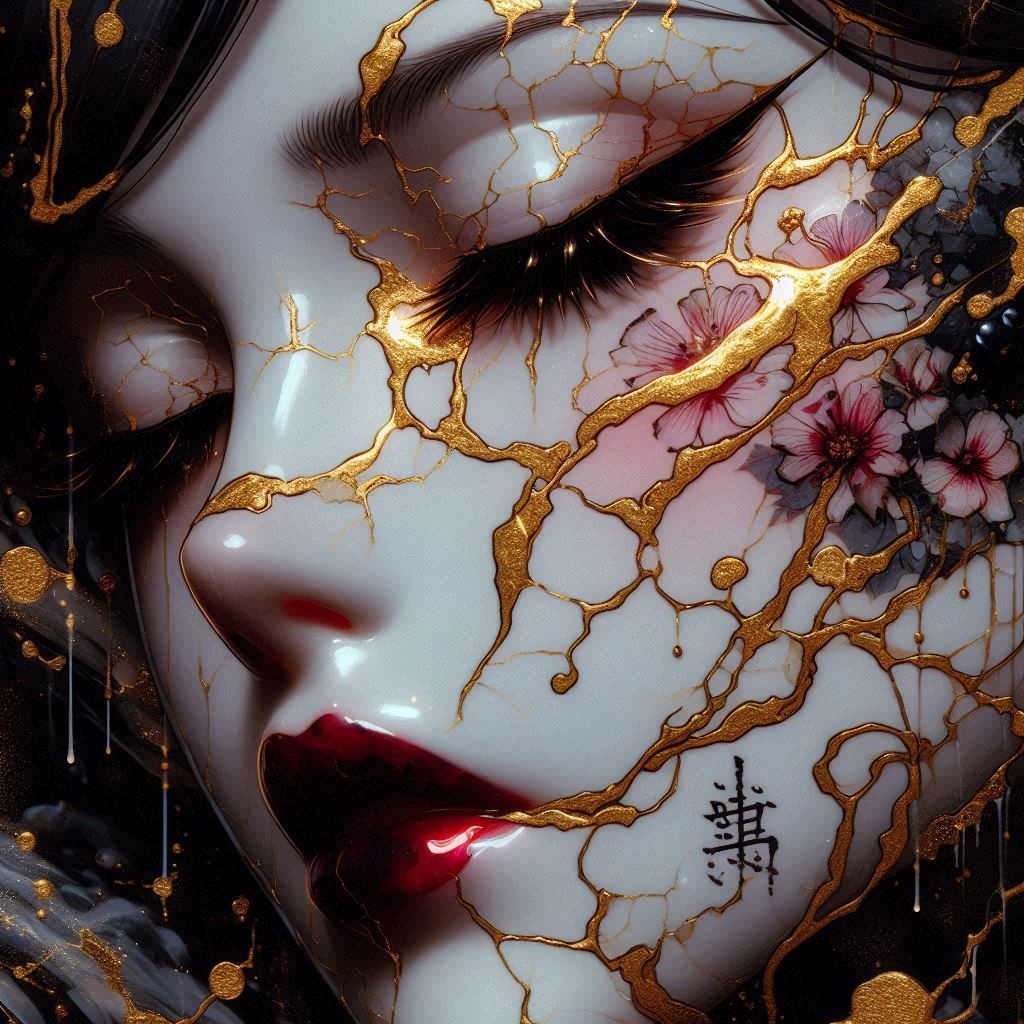 Kintsugi portrait