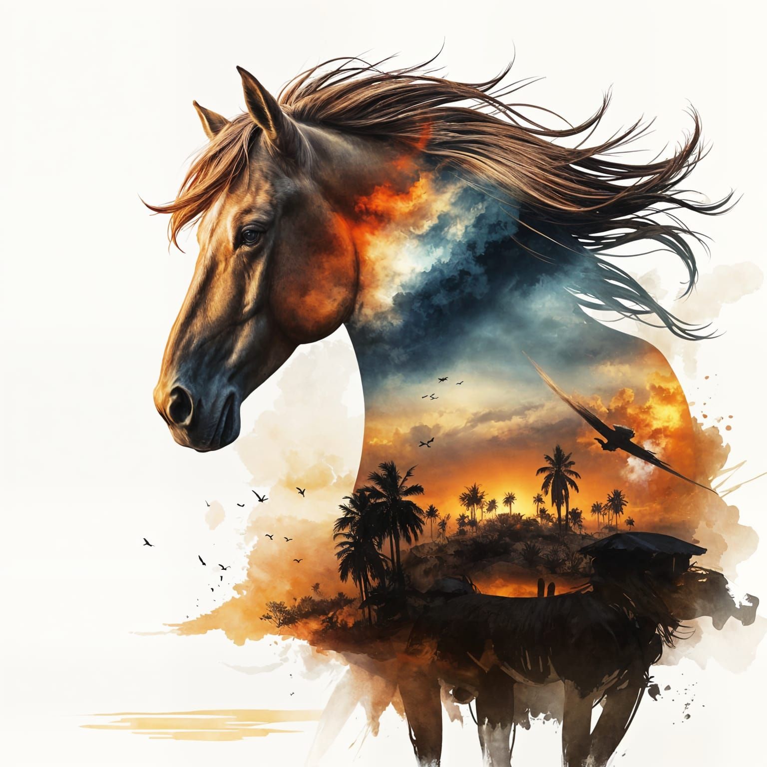 Carribean horse   by @Dreamer in Hell