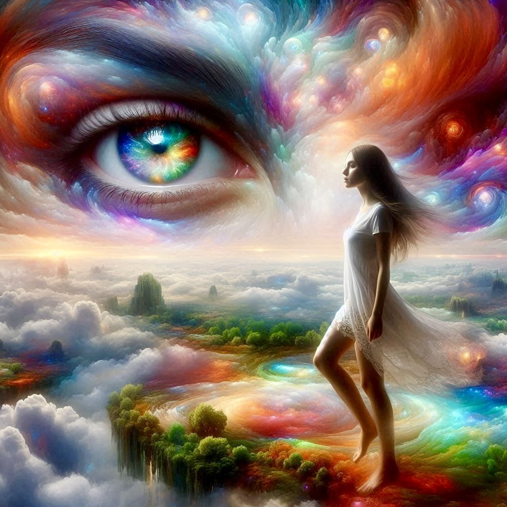 Eyes are opened wide