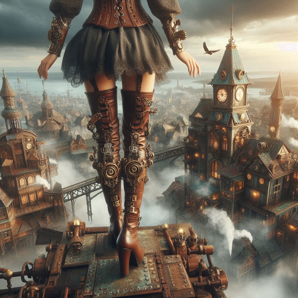 Steampunk city