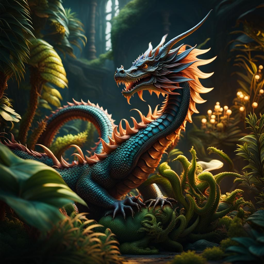 Scary Dragon - AI Generated Artwork - NightCafe Creator