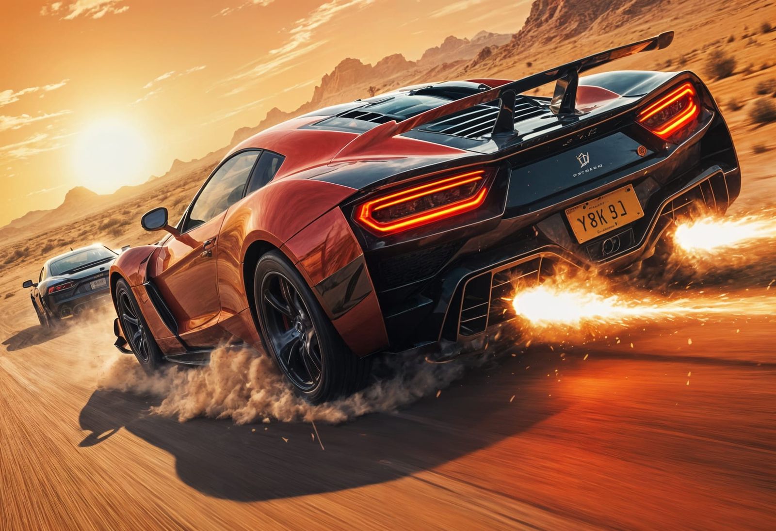 Desert Race  by @Tenseginger