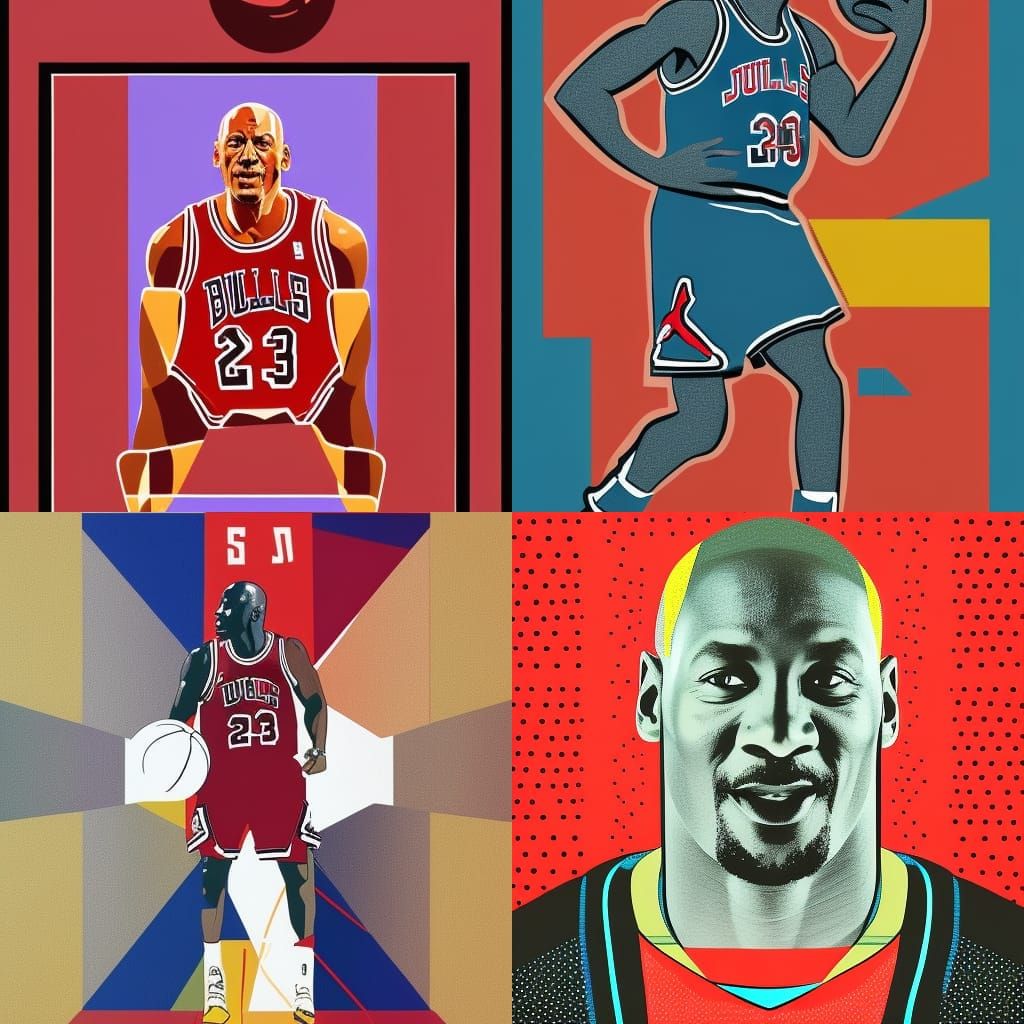 michael jordan - AI Generated Artwork - NightCafe Creator