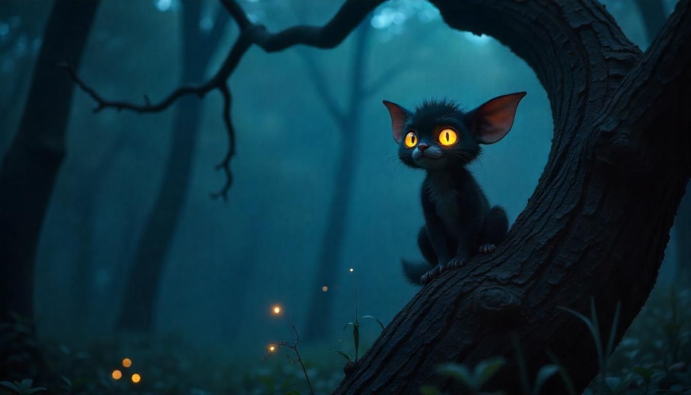 Bright Eyes In The Forest