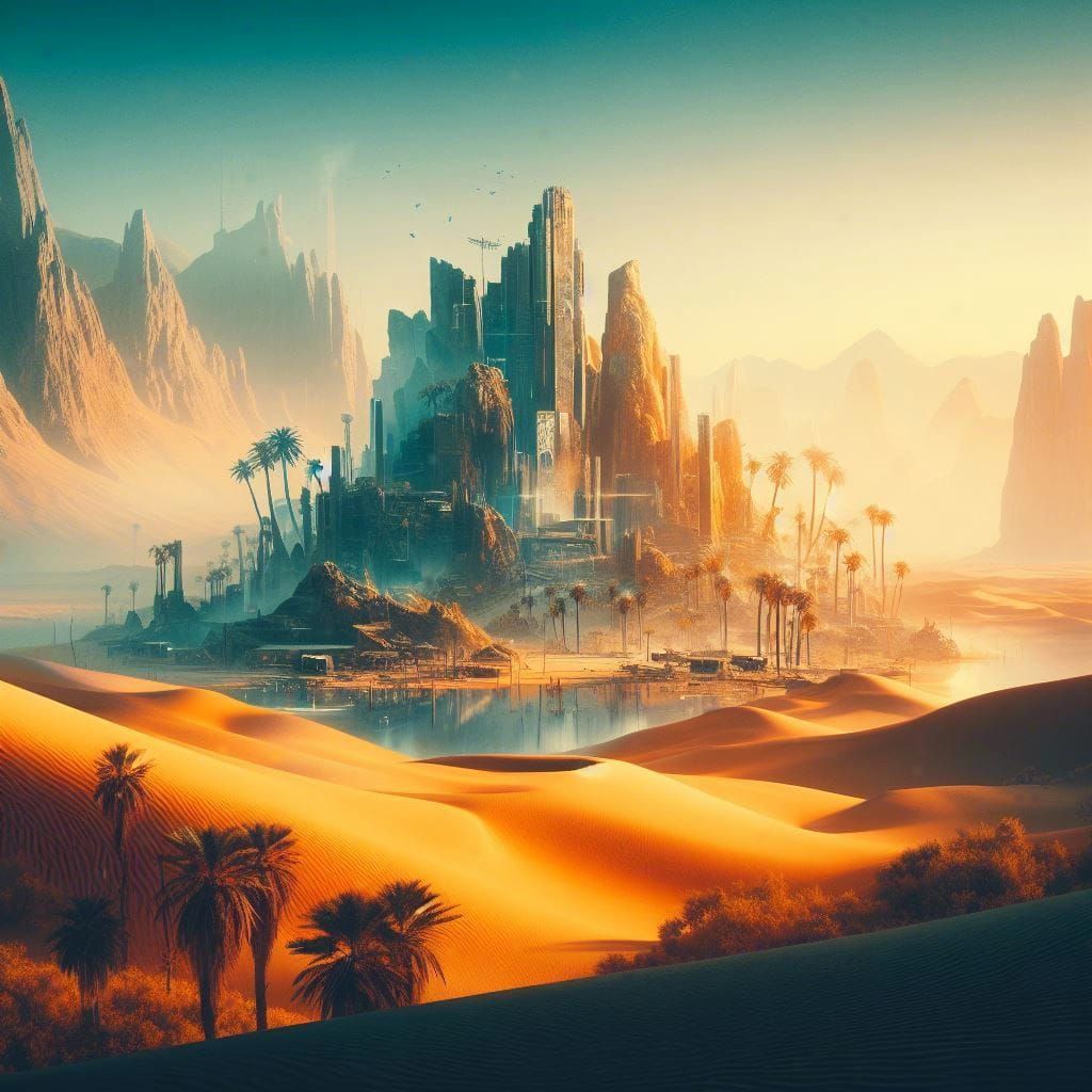 CyberOasis  by @Weird Insaan