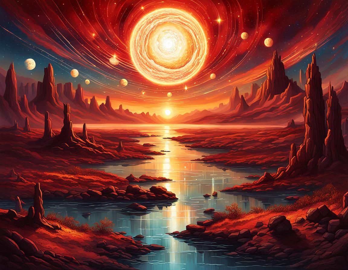 THE SUN  by @vegenia