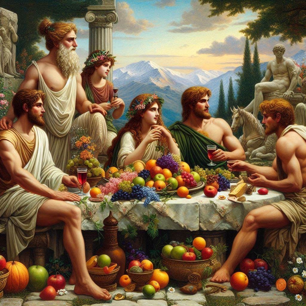 Feast of the Greek Pantheon, a series