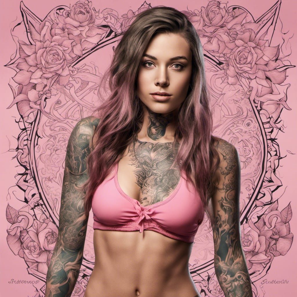 Pink Brown-haired Girl