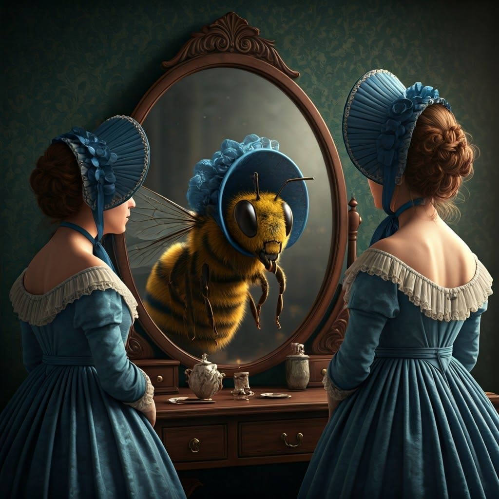 A bee in your bonnet  by @Dulcinea