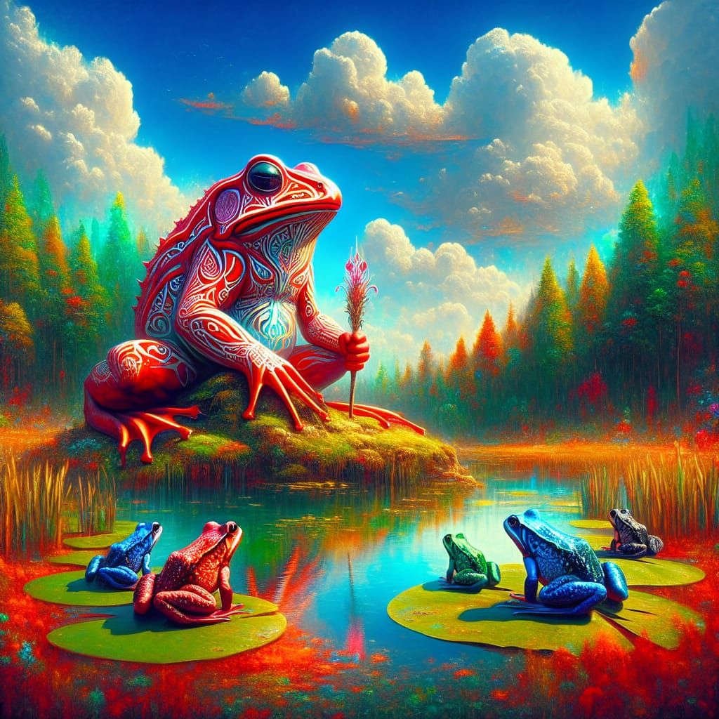 ribbit 🐸  by @Degenpapii