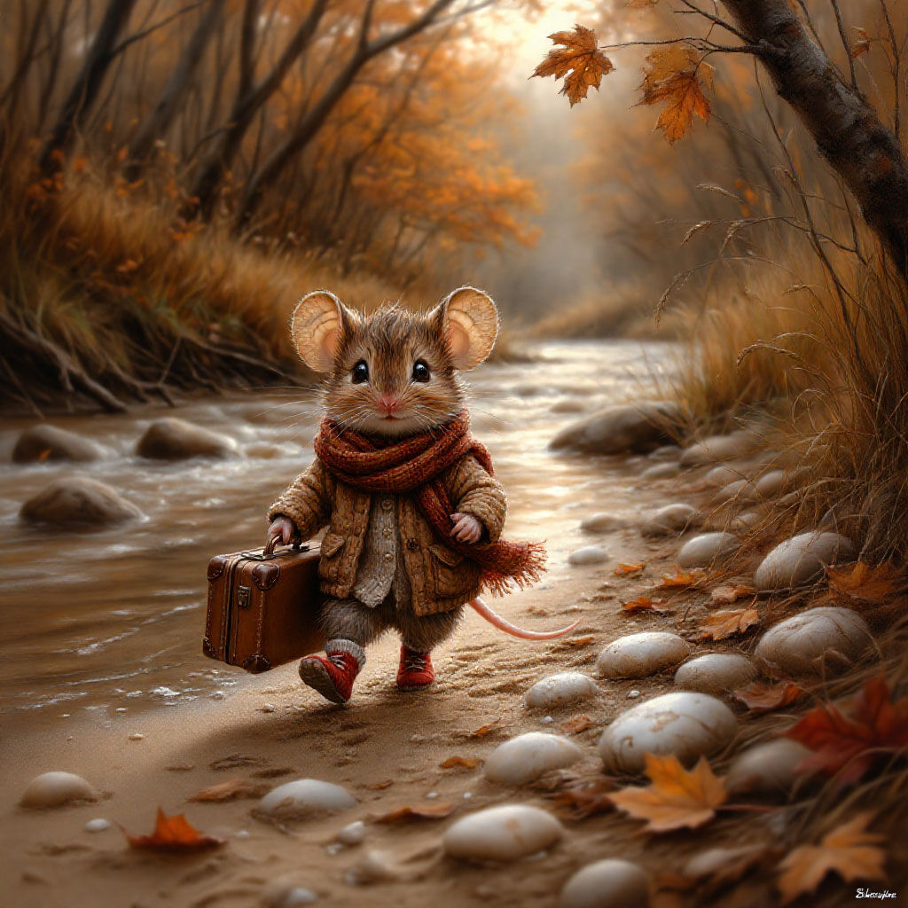 I'm in a hurry to visit my grandmother