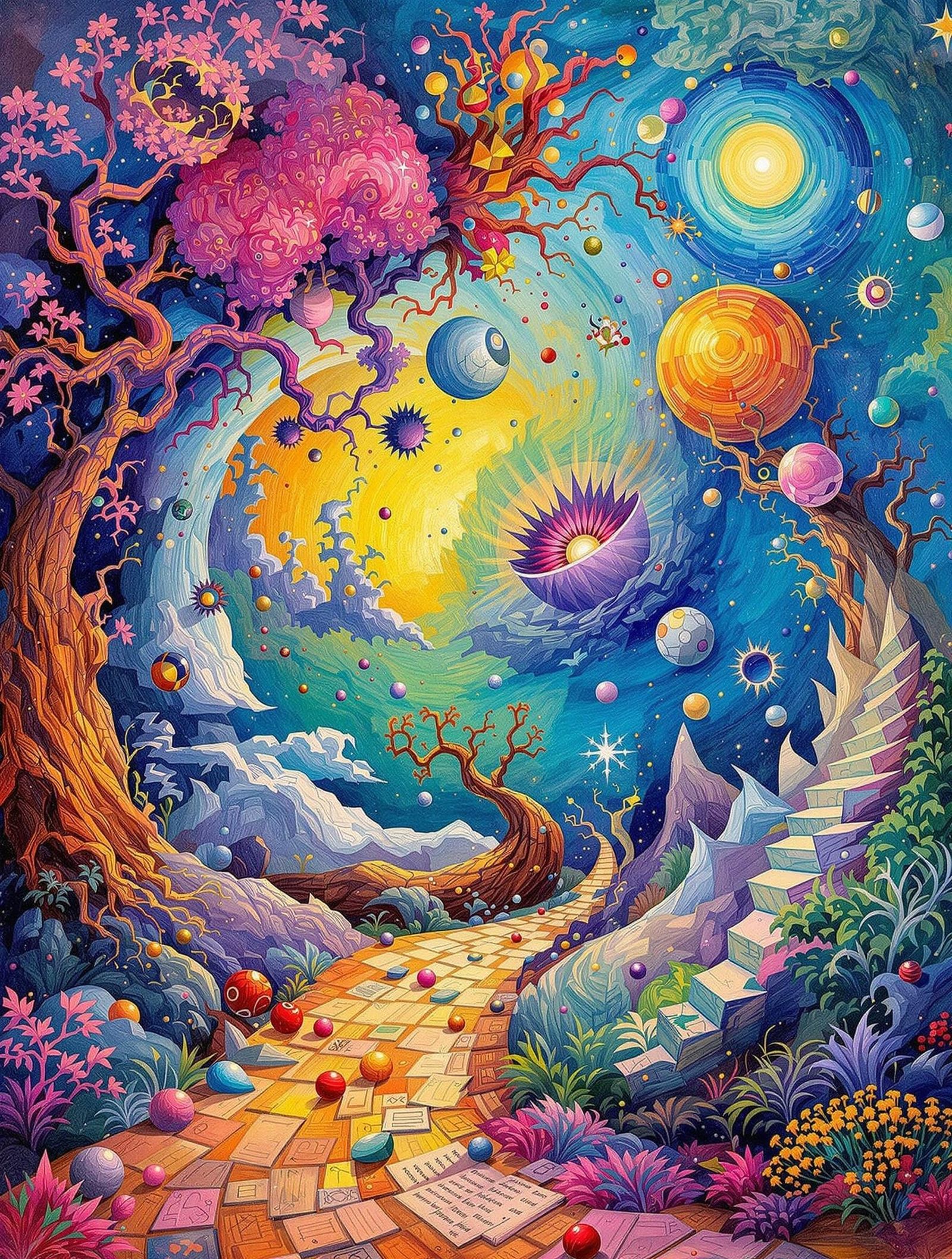 Surrealist Dreamscapes in 4 Artistic Traditions