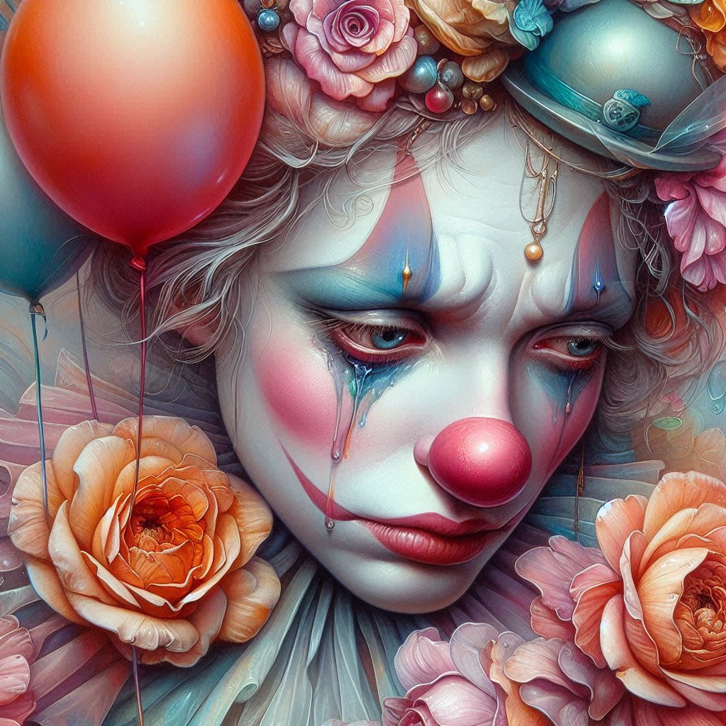 Sad clown