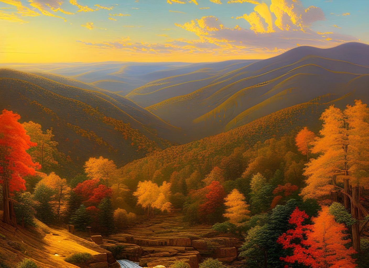 Fall in the Ouachita Mountains V