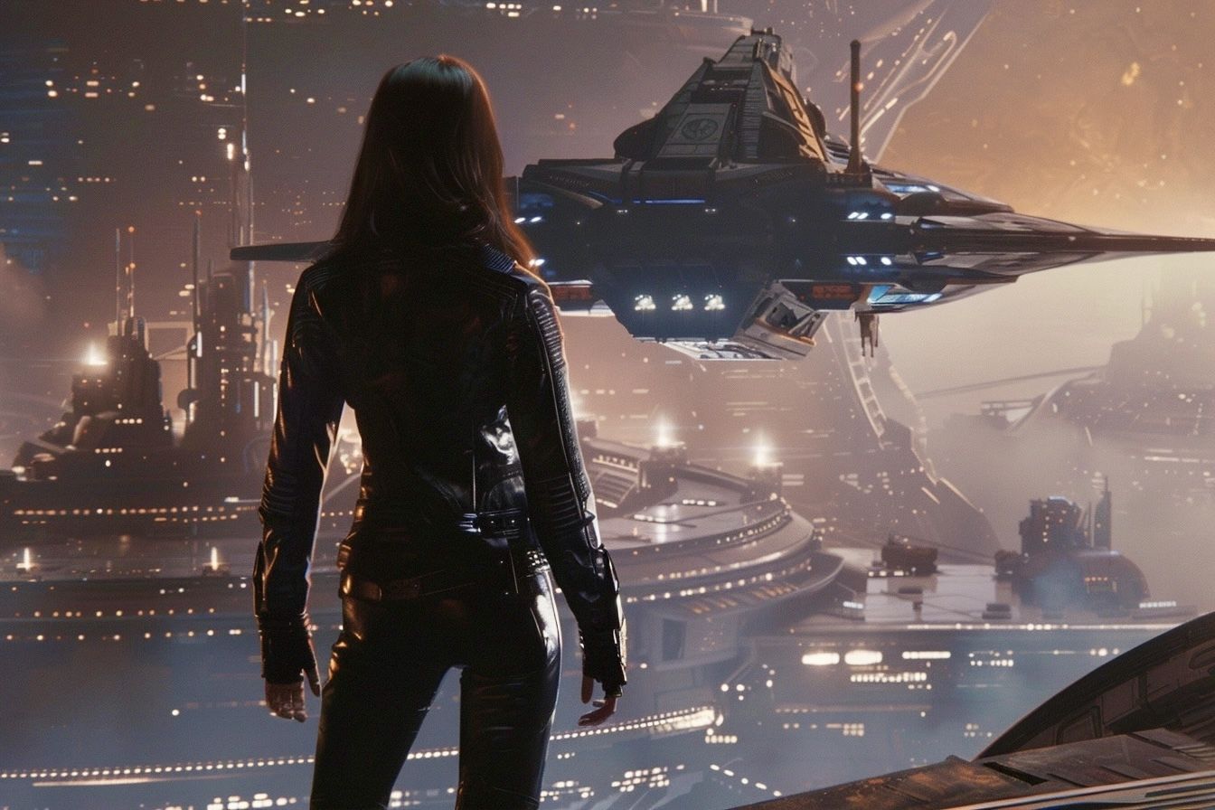 Watching the Spaceship Land