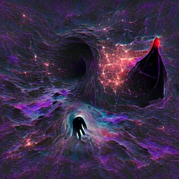 Cyberpunk Cityscape with Neon Sky