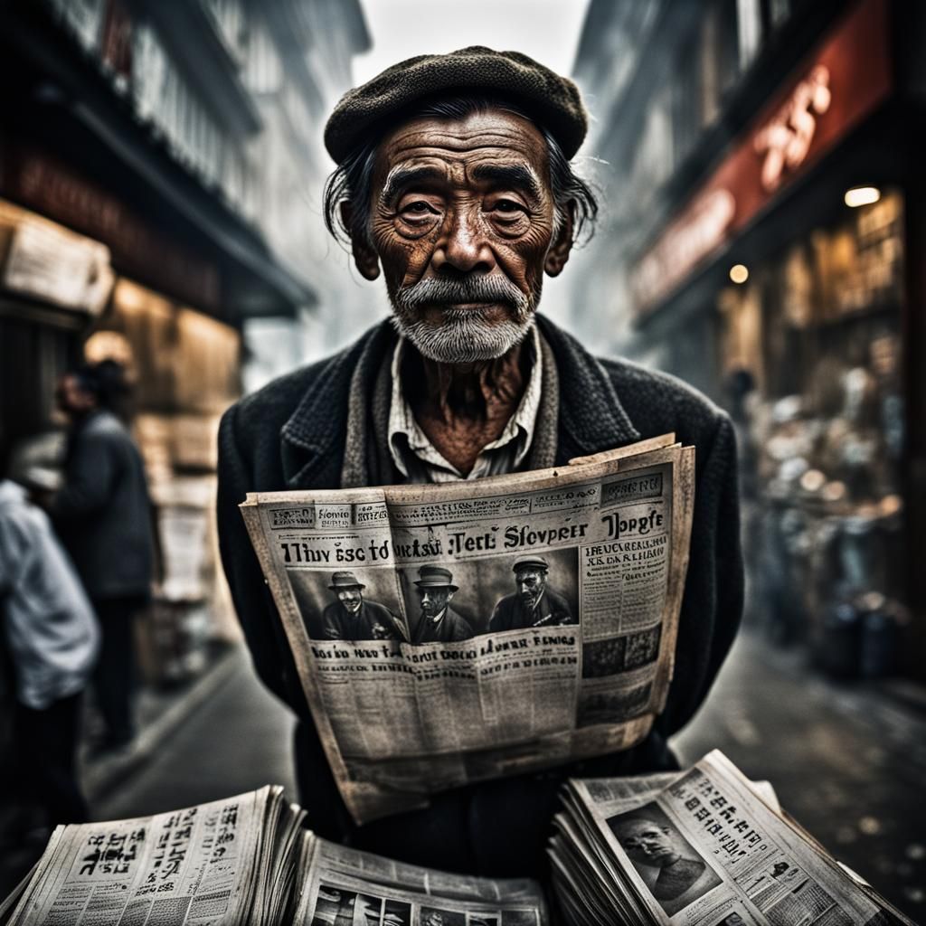 Newspaper Seller