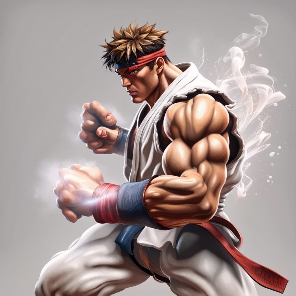 Street Fighter: Ryu - AI Generated Artwork - NightCafe Creator