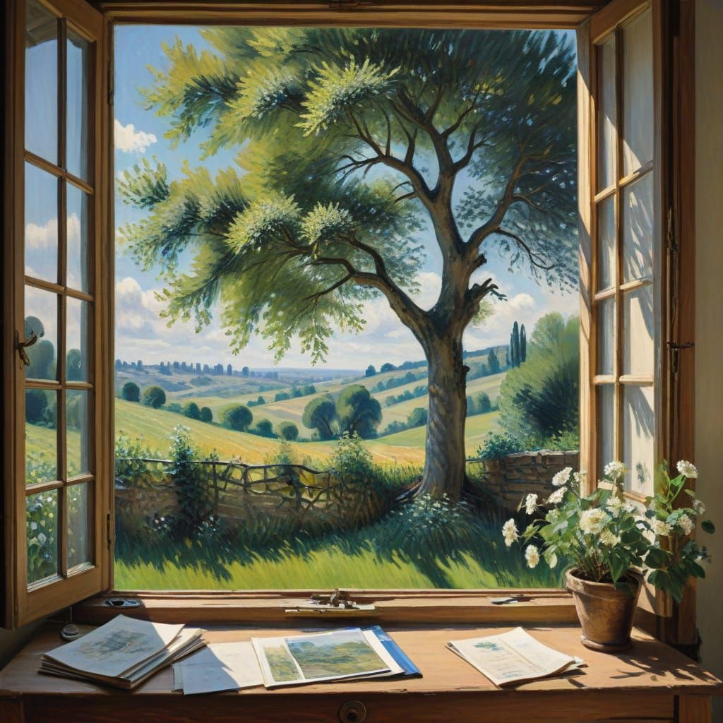 Outside a window  by @SvenP