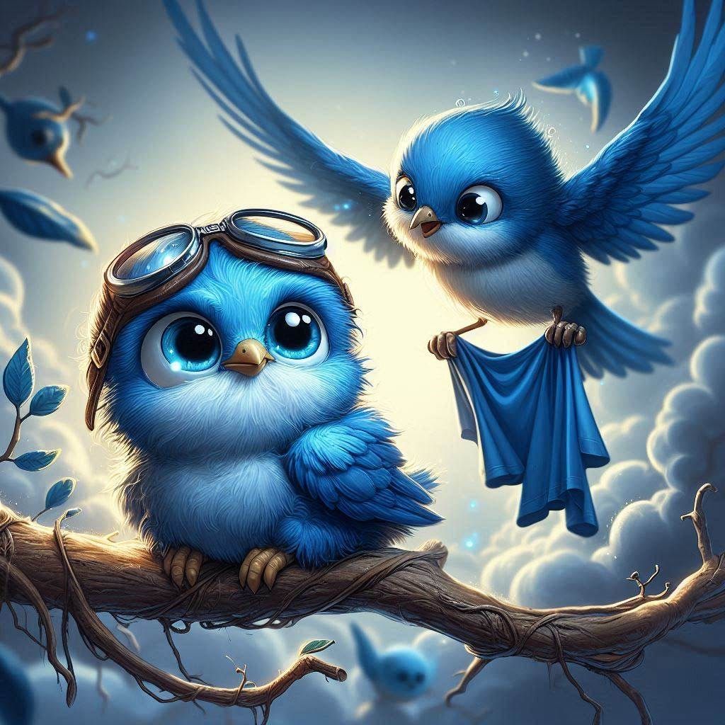 Billy The Bluebird Gets His Flight Cape