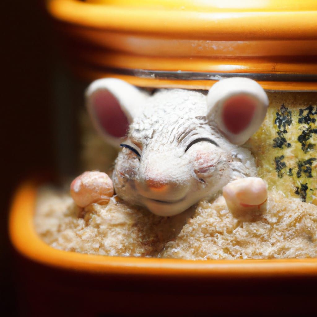 Rat Ceramic Rice Vat: Chinese Zodiac Art