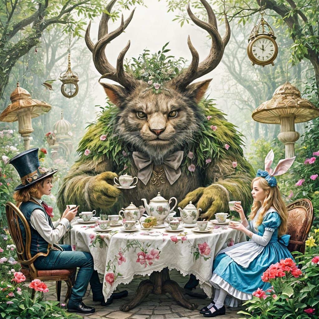 Tea With the Mountain Beast  by @Zelo