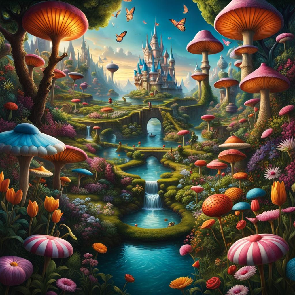 " Alice wonderland monde du maximalisme "